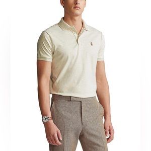 Polo Ralph Lauren Slim-Fit Multicolored Pony Soft Cotton Short-Sleeve Shirt